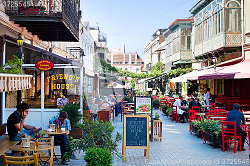 Image of Tbilisi outdoor restaurant