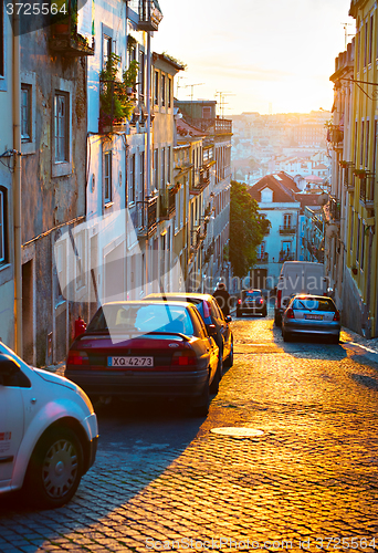 Image of Lisbon street, Portugal