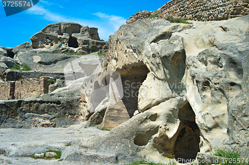 Image of Famous rock town Uplistsikhe, Georgia