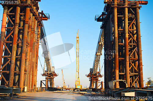 Image of Frozen construction site, Ukraine