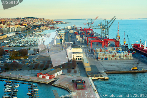 Image of Lisbon water transportation, Portugal