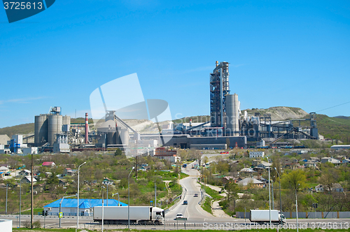 Image of Concrete plant. Russia