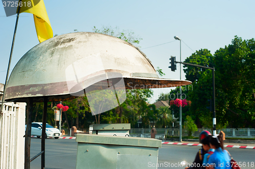 Image of Road police checkpoint, Thai