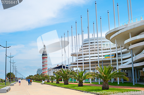 Image of Batumi embankment, Georgia