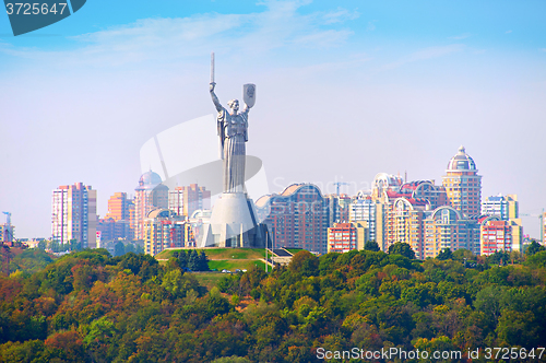 Image of Motherland monument. Kyiv, Ukaine