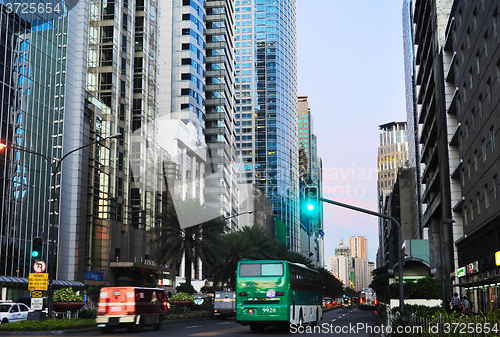 Image of Makati city, downtown of Manila