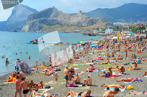 Image of Sudak beach, Crimea