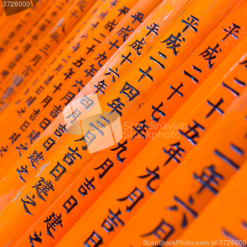 Image of Fushimi Inari Taisha Shrine in Kyoto, Japan.