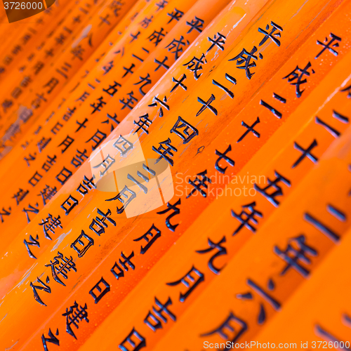 Image of Fushimi Inari Taisha Shrine in Kyoto, Japan.