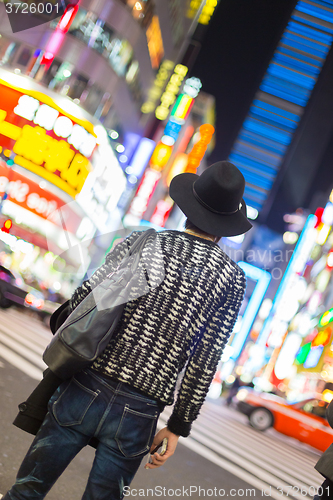 Image of Man in Shinjuku, Tokyo, Japan.