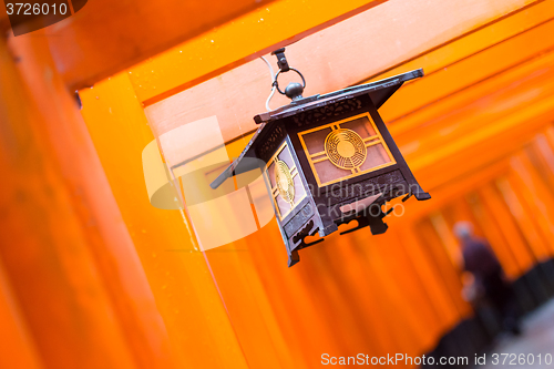 Image of Fushimi Inari Taisha Shrine in Kyoto, Japan.