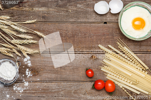 Image of Healthy eating, noodle from the hard sorts of wheat