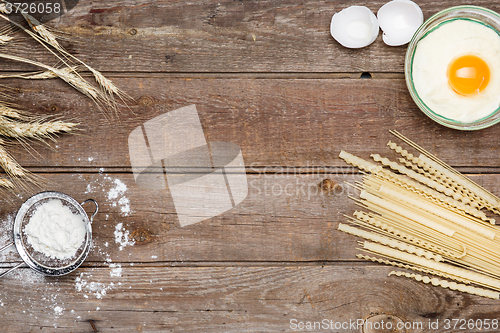 Image of Healthy eating, noodle from the hard sorts of wheat