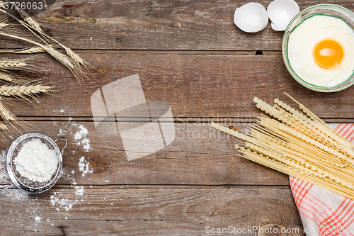 Image of Healthy eating, noodle from the hard sorts of wheat