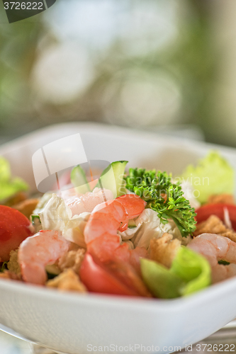 Image of shrimp vegetable salad