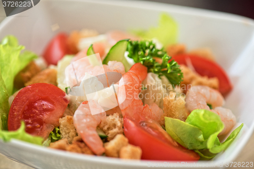 Image of shrimp vegetable salad