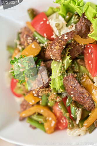 Image of Warm salad with veal