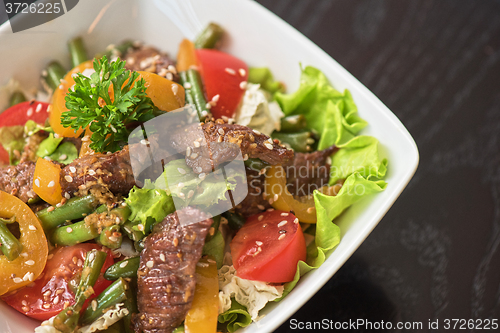 Image of Warm salad with veal