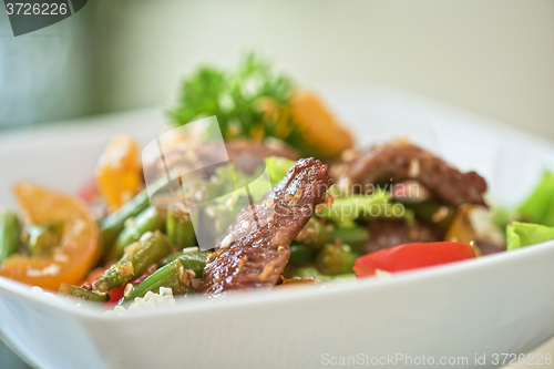 Image of Warm salad with veal