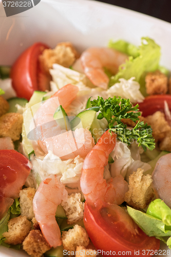 Image of shrimp vegetable salad