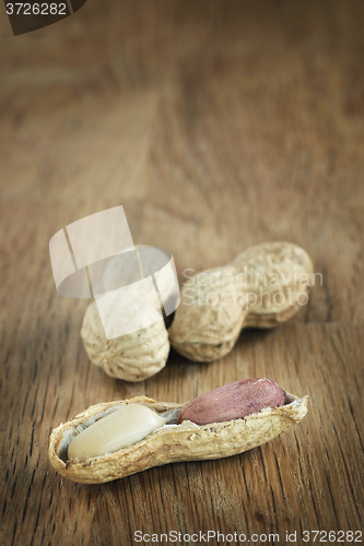 Image of Peanuts on a table