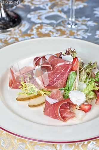 Image of cheese and bacon salad