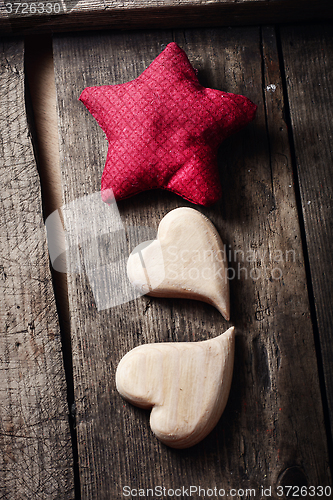 Image of Symbolic of two hearts