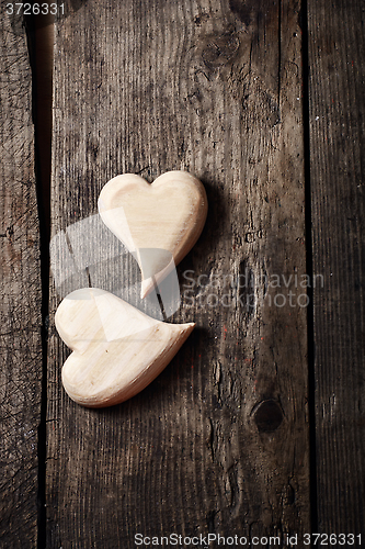 Image of Symbolic of two hearts