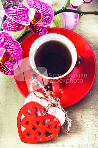 Image of Coffee and Orchid flower