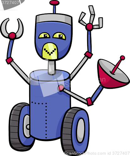 Image of robot cartoon character