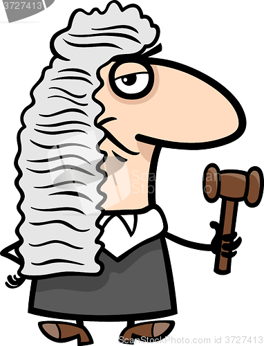 Image of judge cartoon illustration