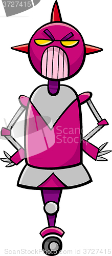 Image of robot fantasy character cartoon