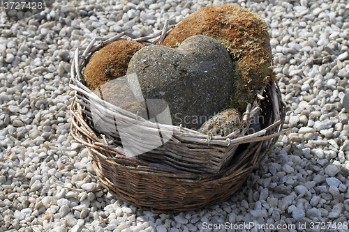 Image of valentine stone hearts 