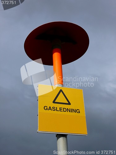 Image of Liquid Gas Warning Sign