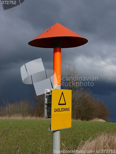 Image of Liquid Gas Warning Sign