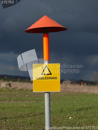 Image of Liquid Gas Warning Sign