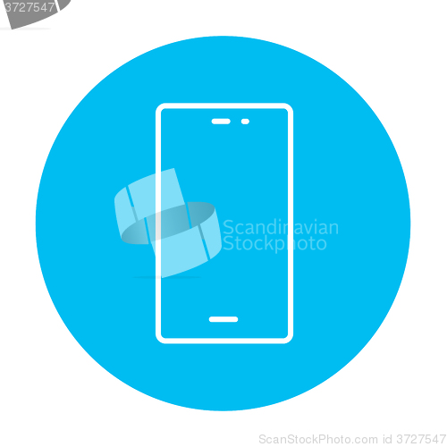 Image of Mobile phone line icon.