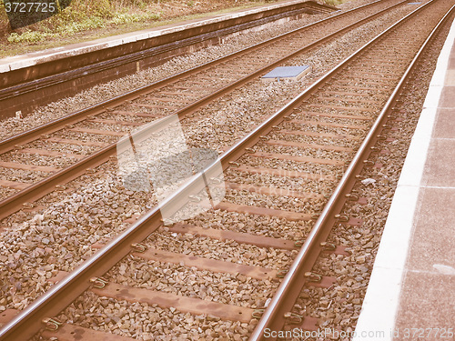 Image of  Railway track vintage