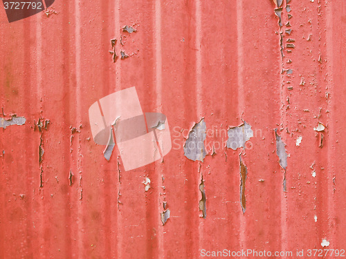 Image of Retro looking Corrugated steel