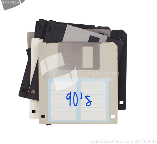 Image of Floppy disk, data storage support 