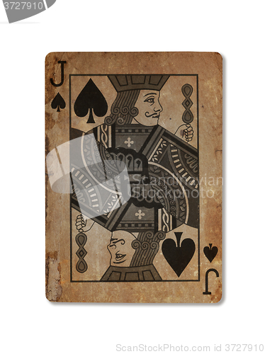 Image of Very old playing card, XXXX