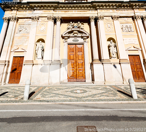 Image of  europe  old christian ancient  in italy milan religion       an