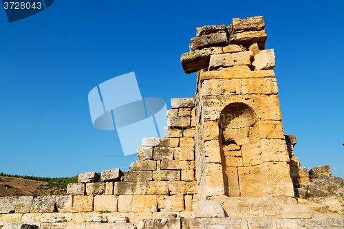 Image of history pamukkale    old construction 