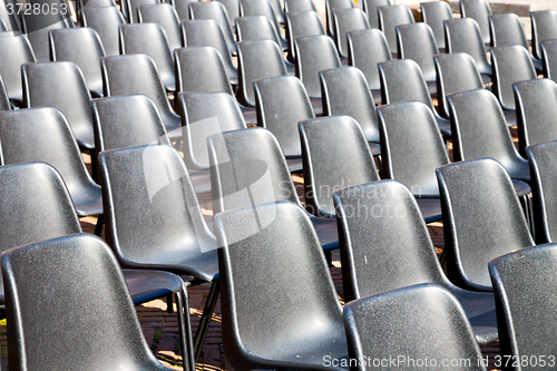 Image of empty seat in italy  