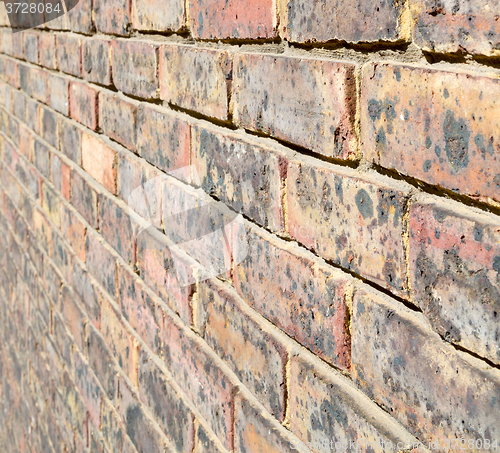 Image of in london   the    abstract    texture of a ancien wall and ruin