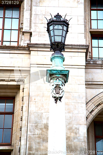 Image of europe in  london lantern and abstract illumination