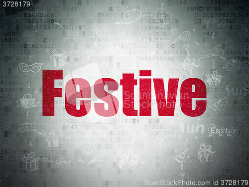 Image of Holiday concept: Festive on Digital Paper background