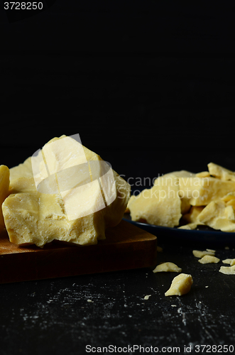 Image of pieces of cocoa butter
