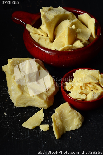 Image of pieces of cocoa butter