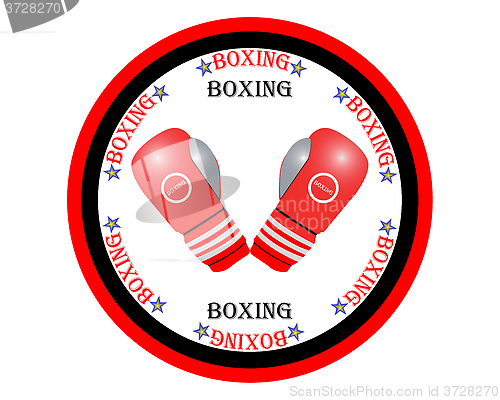 Image of red boxing gloves